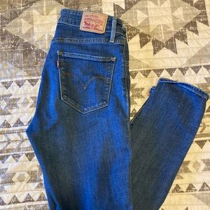 Levi 721 High Rise Skinny Jeans